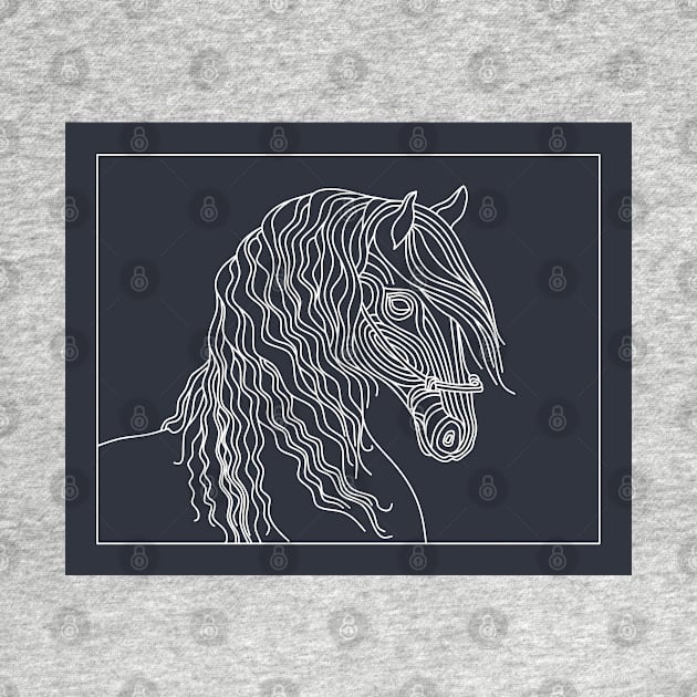 Horse line art illustration, Equine design, Equestrian minimalist art, Horse lovers gifts, Horse show mom. by PAULsPRINT